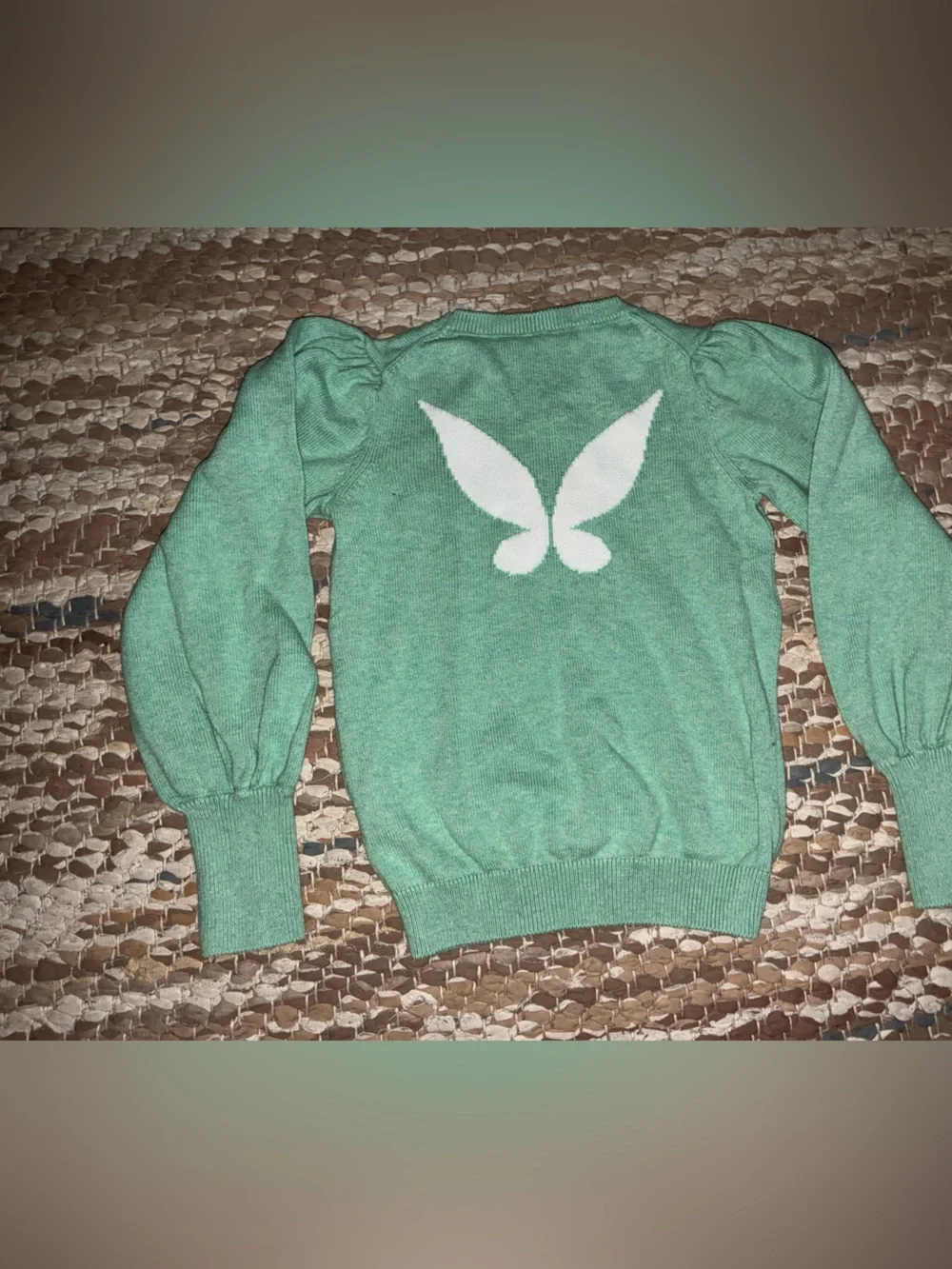 Janie and Jack Mint Green Tink Pullover Sweater